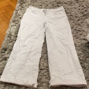 Zara white jeans